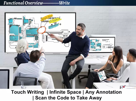 86 Inch 4K Hd Smart Electronic Interactive WhiteBoard