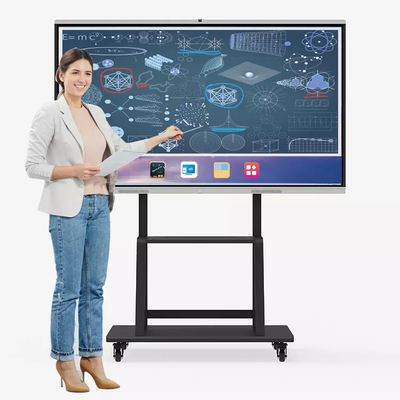 CE ROHS FCC HDMI Etkileşimli Ekran Görüntüsü Elektronik Düz Panel